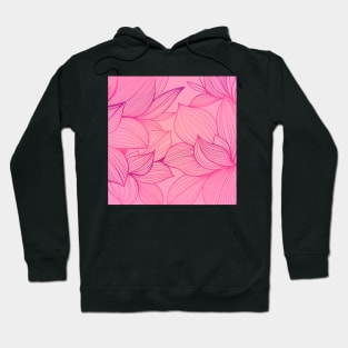 Pink Floral pattern Hoodie